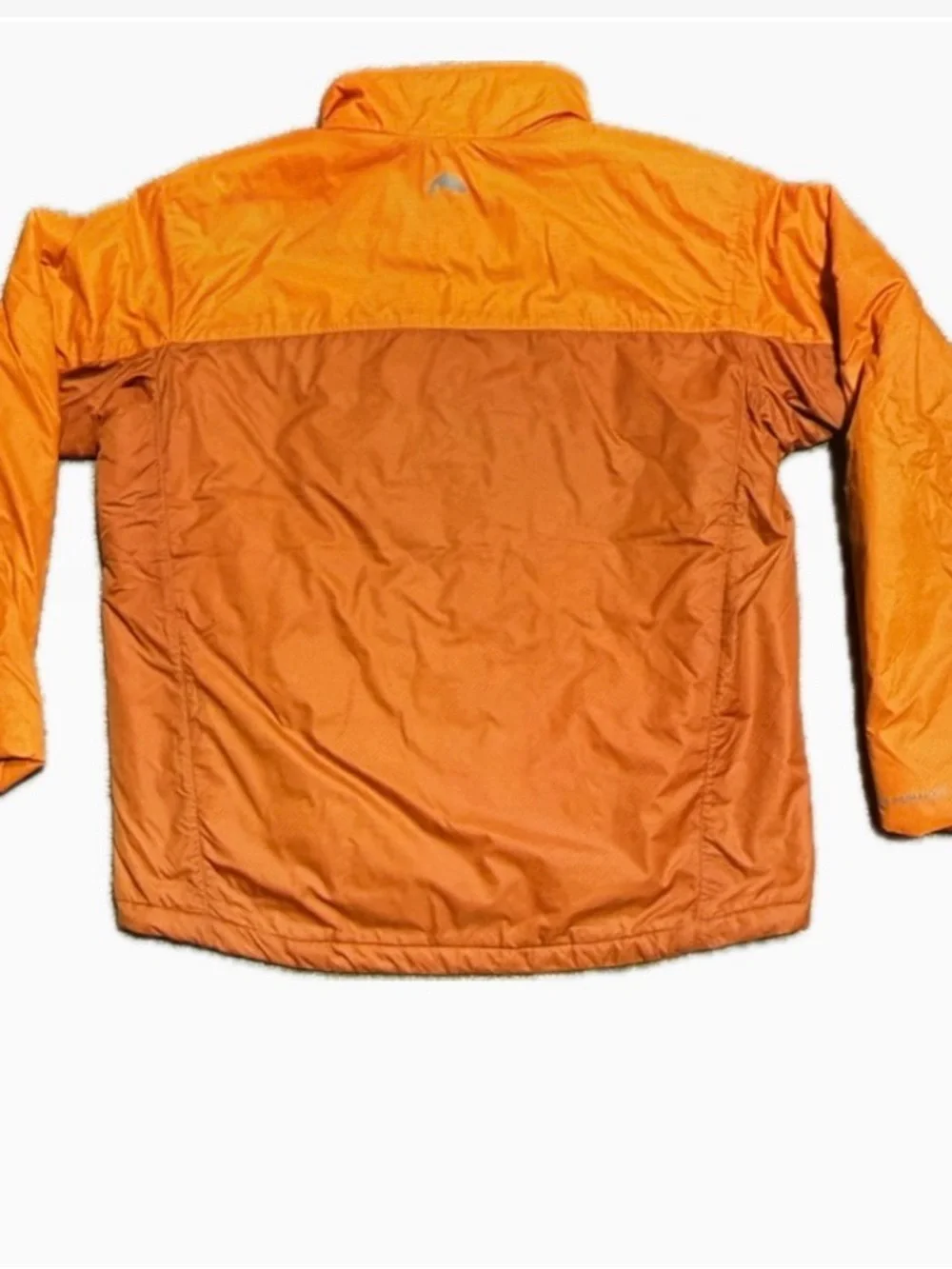 Simms Two-Tone Orange Half-Zip Windbreaker